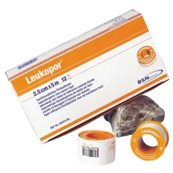 BSN Leukopor 9,2 m x 2,5 cm 12 stuks